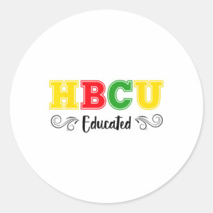 HBCU-opleiding trots Historische zwarte universite Ronde Sticker
