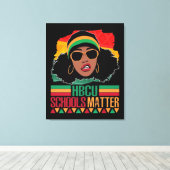 HBCU-scholen - Canvas Afdruk (Insitu (Houten vloer))