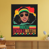 HBCU-scholen - Canvas Afdruk (Insitu (Woonkamer))