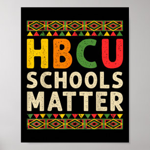HBCU Scholen Historische Black College Student Alb Poster