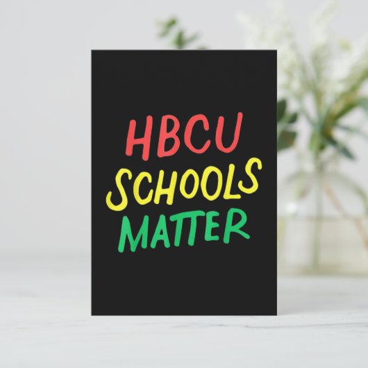HBCU-scholen Kaart (Staand voorkant)