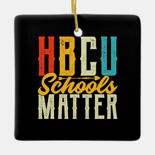 HBCU-scholen Keramisch Ornament (Voorkant)