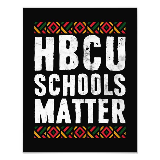 HBCU Scholen Matter Shirt Foto Afdruk (Voorkant)