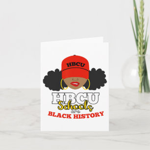 HBCU-scholen zijn Black History Month Afro Puffs W Kaart