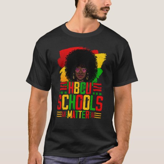 HBCU Schools Matter Historical Black College Alumn T-shirt (Voorkant)