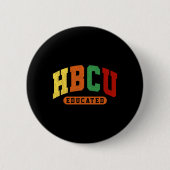 HBCU Zwarte Geschiedenis Opgeleide Student Junetee Ronde Button 5,7 Cm (Voorkant)