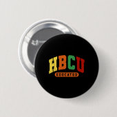 HBCU Zwarte Geschiedenis Opgeleide Student Junetee Ronde Button 5,7 Cm (Voorkant /achterkant)