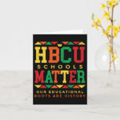HBCU Zwarte Hogeschool Problemen Afrika Amerika Kaart (Gele Bloem)