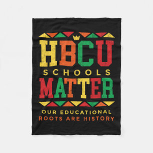 HBCU zwarte universiteit schoolproblemen Afrika Am Fleece Deken