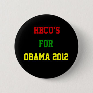 HBCU's voor Obama Ronde Button 5,7 Cm