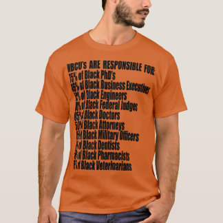 HBCU's zijn verantwoordelijk voor het zwartmaken v T-shirt