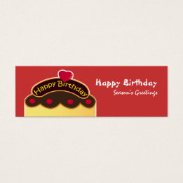 HBD-Bladwijzer Mini Visitekaartjes