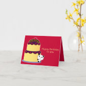 HBD-Kaart Kaart (Gele Bloem)