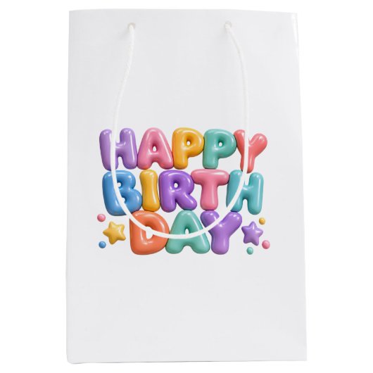 HBD MEDIUM CADEAUZAKJE (Voorkant)