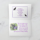 HBday aan dochter-past aan Kaart (Binnen)