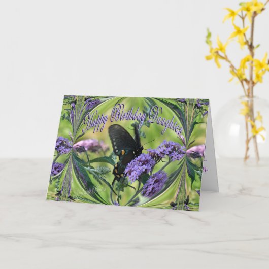 HBdayDaughter-customize Kaart (Gele Bloem)