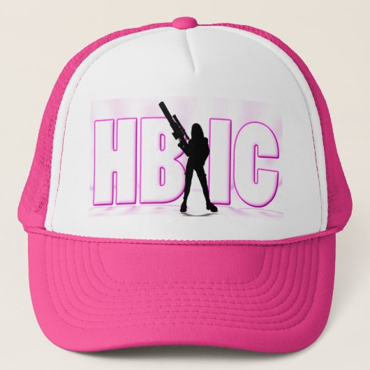 HBIC Trucker Hat Pet (Voorkant)
