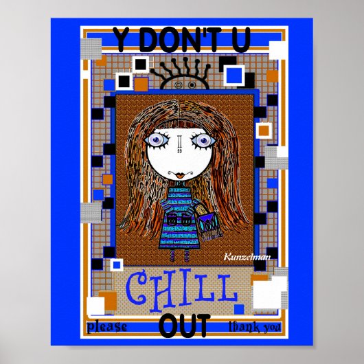 HBM POSTER CHILL (Voorkant)