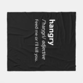 Hboze Funny Dictionary Definition Fleece Deken (Voorkant (Horizontaal))