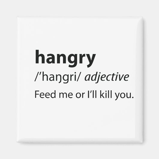 Hboze Funny Dictionary Definition Magneet (Voorkant)