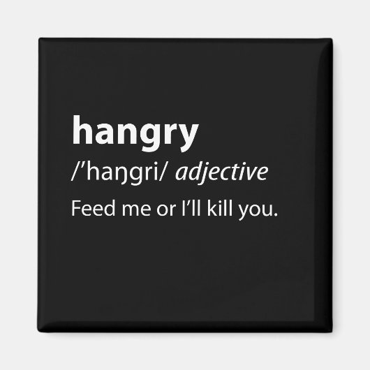 Hboze Funny Dictionary Definition Magneet (Voorkant)