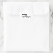 Hboze Funny Dictionary Definition Ronde Sticker (Tas)