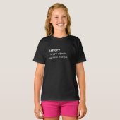 Hboze Funny Dictionary Definition T-shirt (Voorkant volledig)
