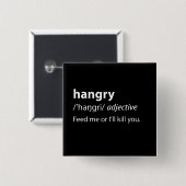 Hboze Funny Dictionary Definition Vierkante Button 5,1 Cm (Voorkant /achterkant)