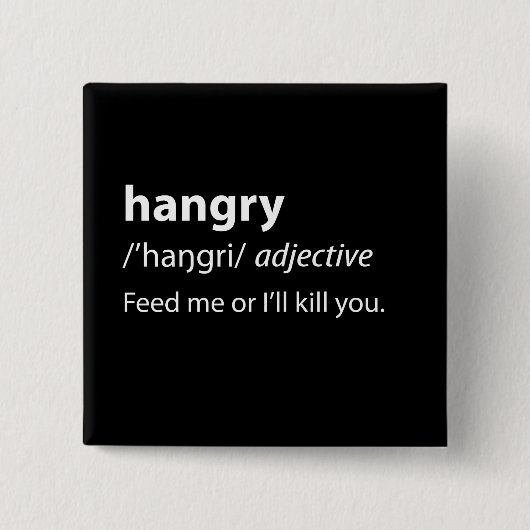 Hboze Funny Dictionary Definition Vierkante Button 5,1 Cm (Voorkant)