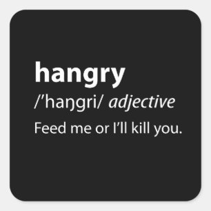 Hboze Funny Dictionary Definition Vierkante Sticker