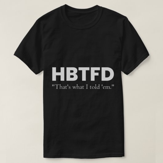 Hbtfd Georgia football T-shirt (Design voorkant)