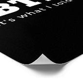 HBTFD zei ik tegen Georgia Football Fans Poster (Hoek)