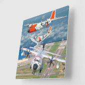 HC-130 HERCULES VIERKANTE KLOK (Hoek)