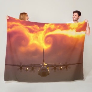 HC-130J SUPER HERCULES FLEECE DEKEN