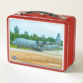 HC-130J SUPER HERCULES METAL LUNCH BOX (Achterkant)