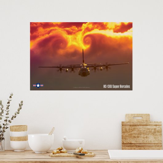 HC-130J SUPER HERCULES POSTER (Keuken)