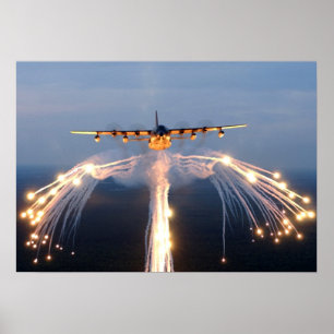 HC-130P/N Combat King Vliegtuig Poster