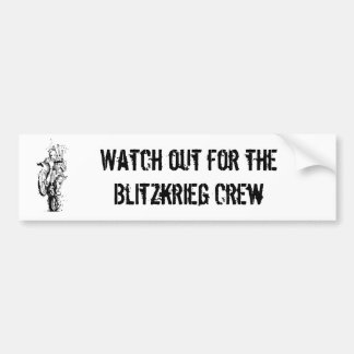 HC Blitzkrieg Bumpersticker