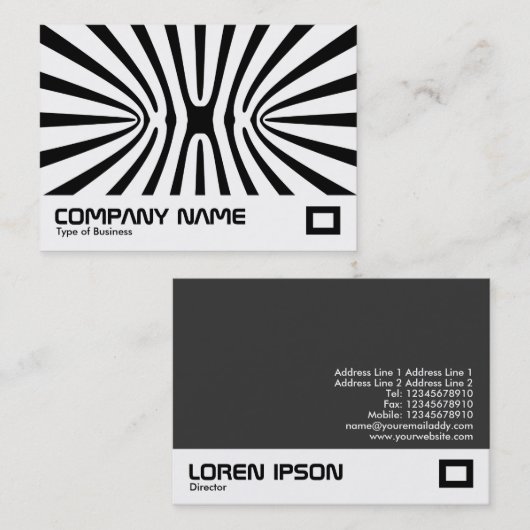 HC Fractal Abstract 140717 Visitekaartje (Voorkant / Achterkant)