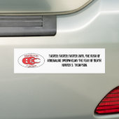 HC Quote-Bumpersticker Bumpersticker (Op auto)