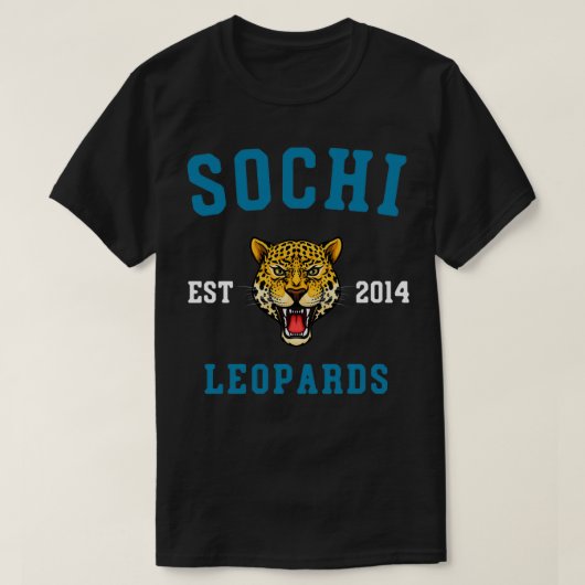 HC Sochi Kontinental Hockey Team T-shirt (Design voorkant)