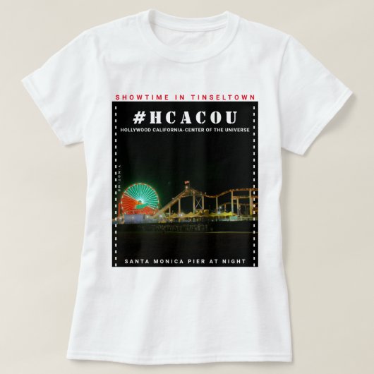 HCACOU #HCACOU SANTA MONICA T-SHIRT (Design voorkant)