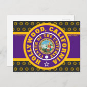 HCACOU HOLLYWOOD, CA (COU) 2 BRIEFKAART (Voorkant / Achterkant)