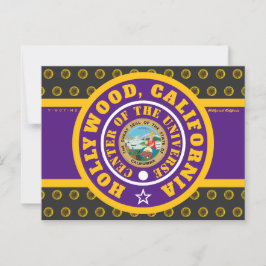 HCACOU HOLLYWOOD, CA (COU) 2 BRIEFKAART