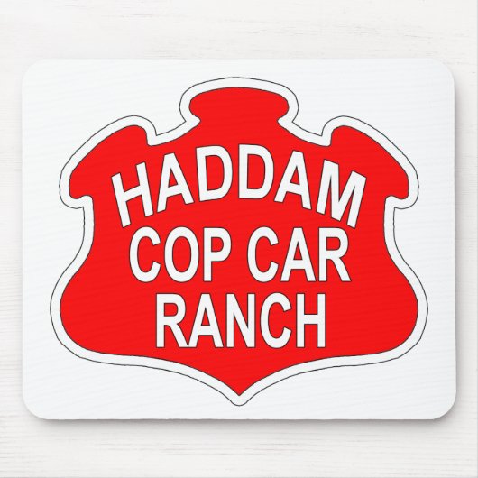 HCCR rode logo mousepad Muismat (Voorkant)