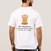HCF/Chesspark Chess Kings Event T-shirt (Achterkant)