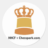 HCF Chesspark Event Sticker (Voorkant)