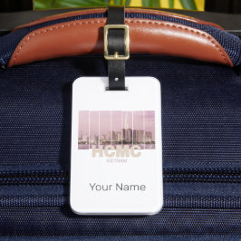 HCMC Saigon (Ho-Chi-Minh-City) Skyline Vietnam Bagagelabel