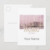 HCMC Saigon (Ho-Chi-Minh-City) Skyline Vietnam Feestdagenkaart (Voorkant / Achterkant)