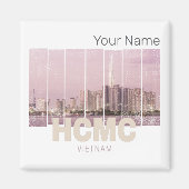 HCMC Saigon (Ho-Chi-Minh-City) Skyline Vietnam Magneet (Voorkant)